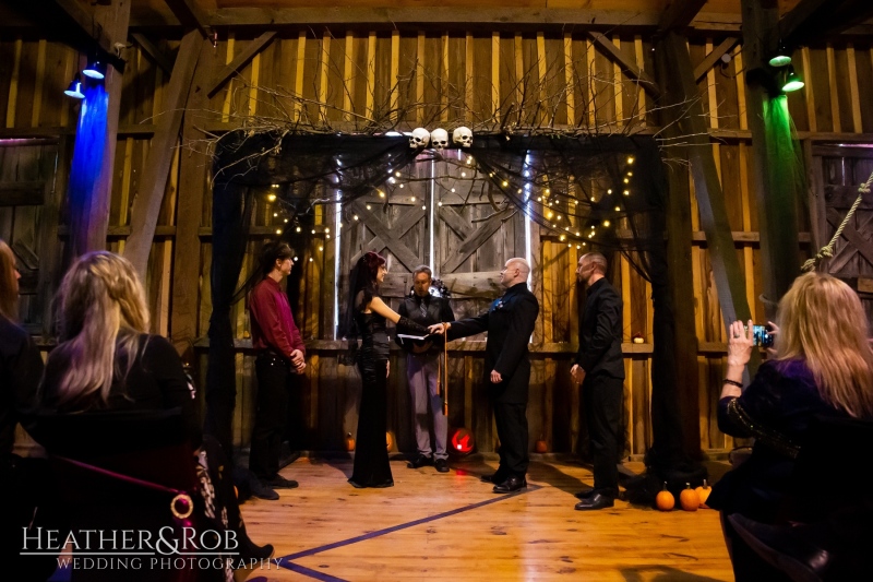 Allie & Nick Markoff's Haunted Forest Wedding