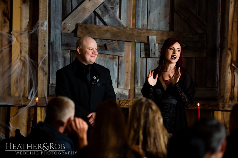 Allie & Nick Markoff's Haunted Forest Wedding