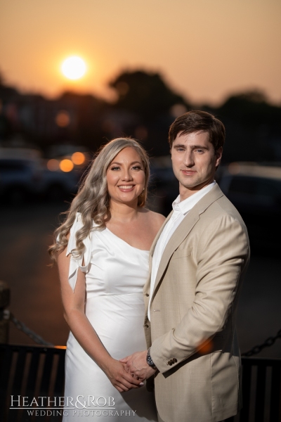 Annapolis Sunset Engagement Photos by Heather & Rob Wedding Photography
