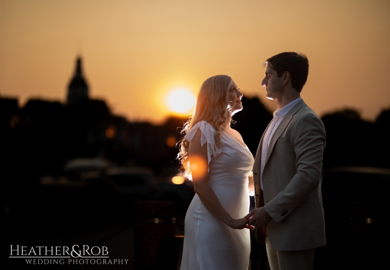 Annapolis Sunset Engagement Photos by Heather & Rob Wedding Photography