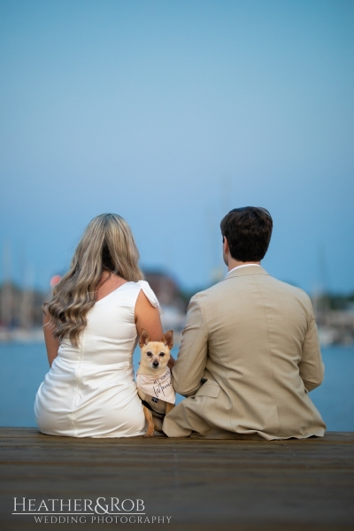 Annapolis Sunset Engagement Photos by Heather & Rob Wedding Photography