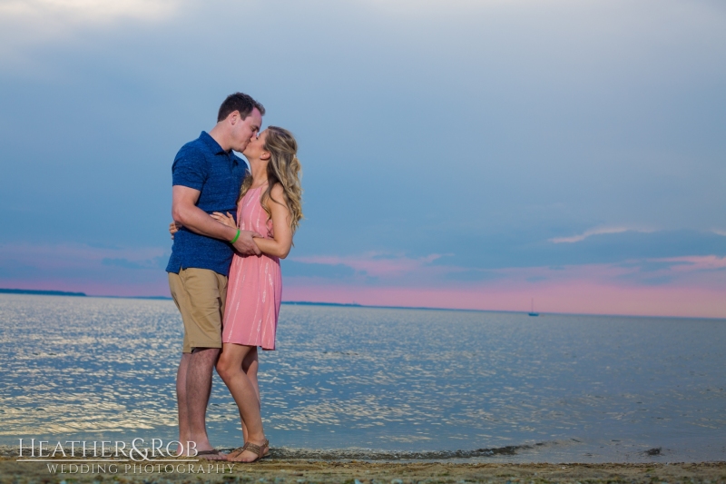 Beach Engagement Photos by Heather & Rob Wedding Photography