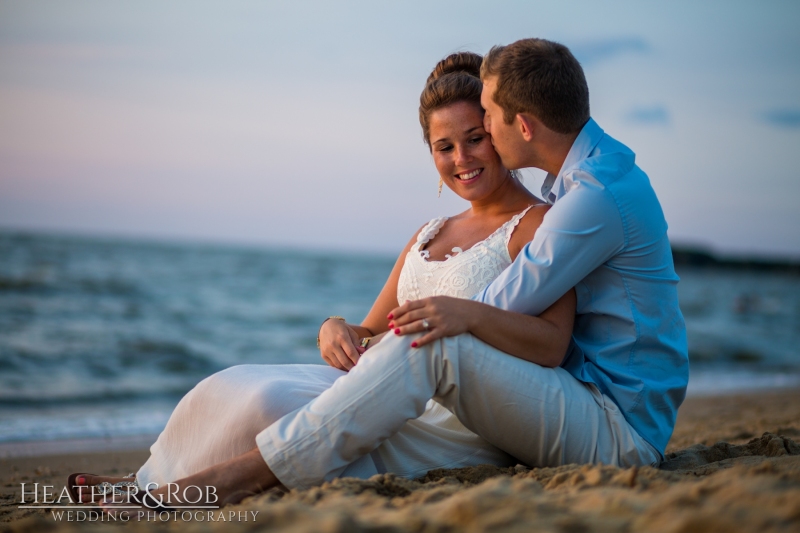 Beach Engagement Photos by Heather & Rob Wedding Photography