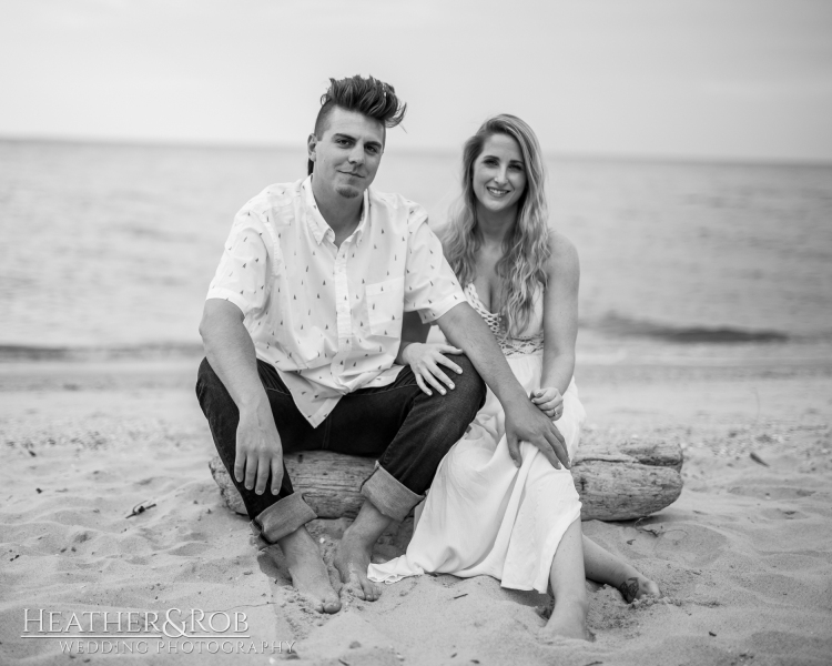 Beach Engagement Photos by Heather & Rob Wedding Photography