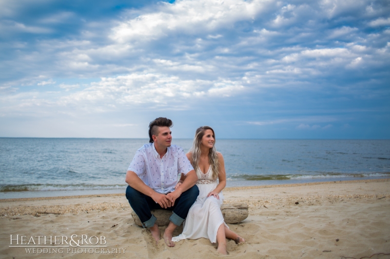 Beach Engagement Photos by Heather & Rob Wedding Photography