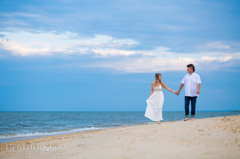 Beach Engagement Photos by Heather & Rob Wedding Photography