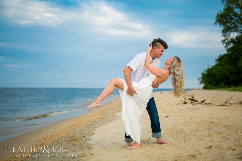 Beach Engagement Photos by Heather & Rob Wedding Photography