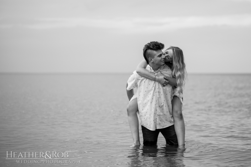 Beach Engagement Photos by Heather & Rob Wedding Photography