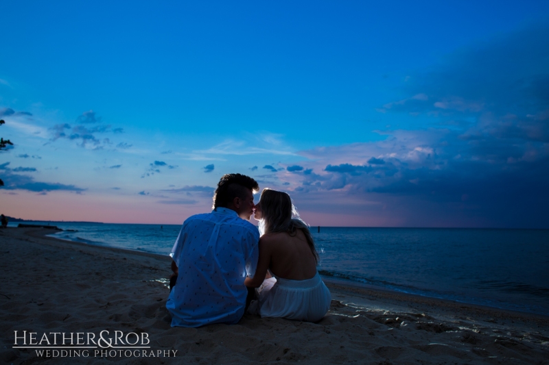 Beach Engagement Photos by Heather & Rob Wedding Photography