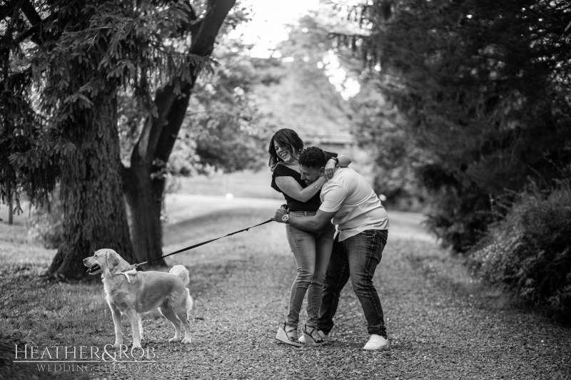 Engagemnt Photos at the Howard County Conservancy by Heather & Rob Wedding Photography