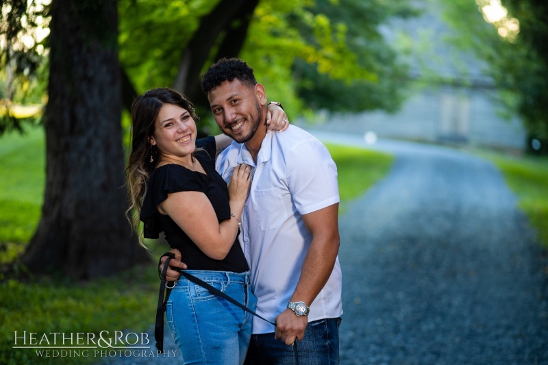 Engagemnt Photos at the Howard County Conservancy by Heather & Rob Wedding Photography