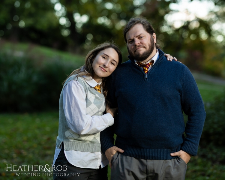 Engagemnt Photos at the Howard County Conservancy by Heather & Rob Wedding Photography