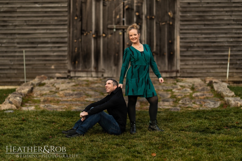 Engagemnt Photos at the Howard County Conservancy by Heather & Rob Wedding Photography