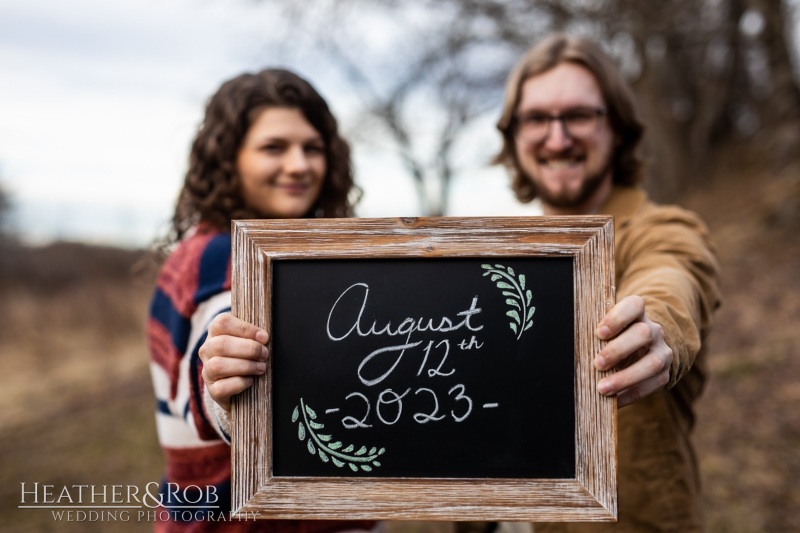 Engagemnt Photos at the Howard County Conservancy by Heather & Rob Wedding Photography