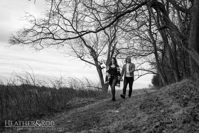 Engagemnt Photos at the Howard County Conservancy by Heather & Rob Wedding Photography