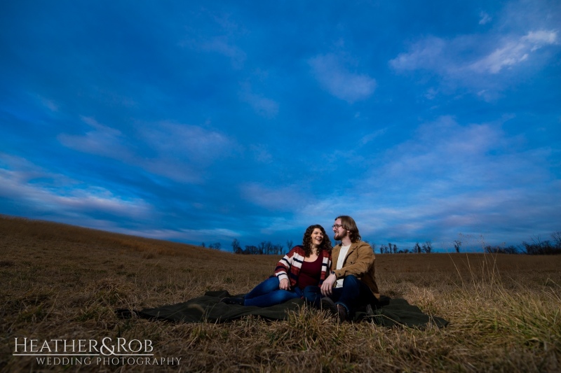 Engagemnt Photos at the Howard County Conservancy by Heather & Rob Wedding Photography