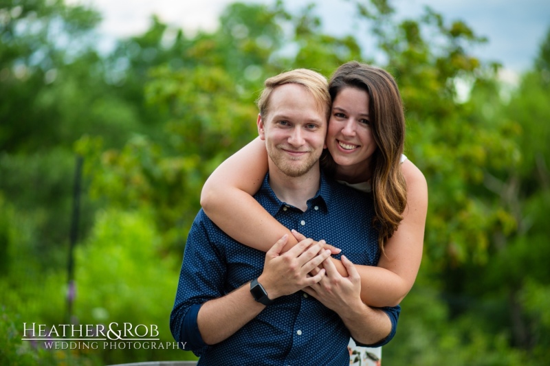 Engagemnt Photos at the Howard County Conservancy by Heather & Rob Wedding Photography