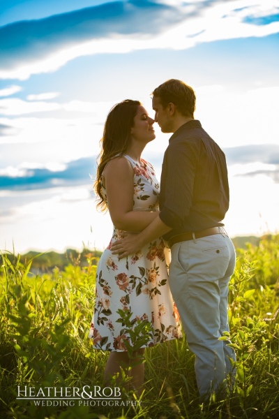 Engagemnt Photos at the Howard County Conservancy by Heather & Rob Wedding Photography