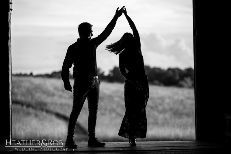 Engagemnt Photos at the Howard County Conservancy by Heather & Rob Wedding Photography