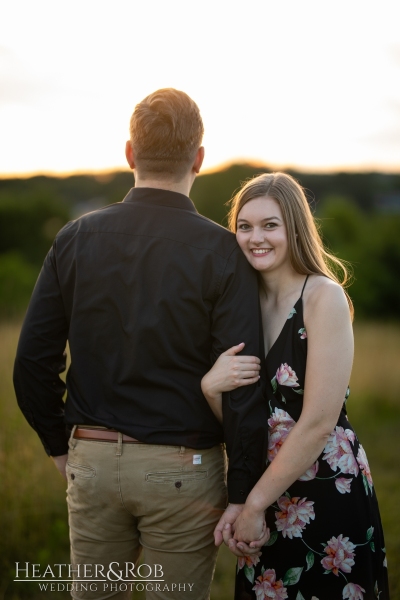 Engagemnt Photos at the Howard County Conservancy by Heather & Rob Wedding Photography