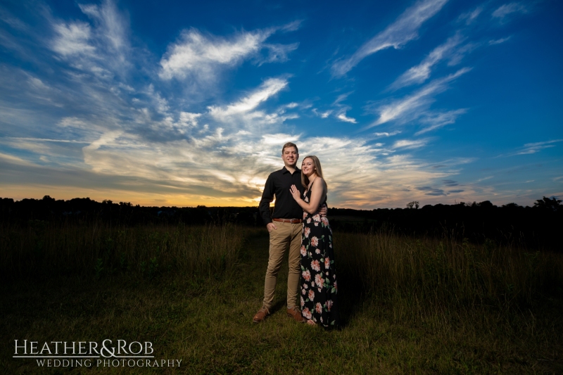 Engagemnt Photos at the Howard County Conservancy by Heather & Rob Wedding Photography