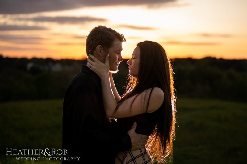 Engagemnt Photos at the Howard County Conservancy by Heather & Rob Wedding Photography
